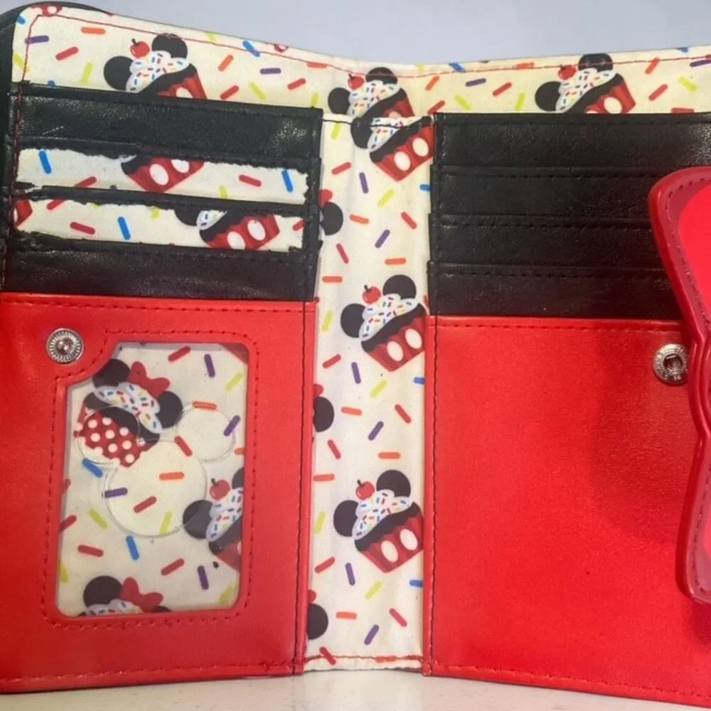 Red Bow Minnie-Inspired Women’s Wallet
